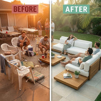 Coastline Atelier Modular Deck Lounge — Before & After