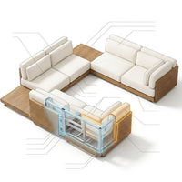 Coastline Atelier Modular Deck Lounge — How It Works