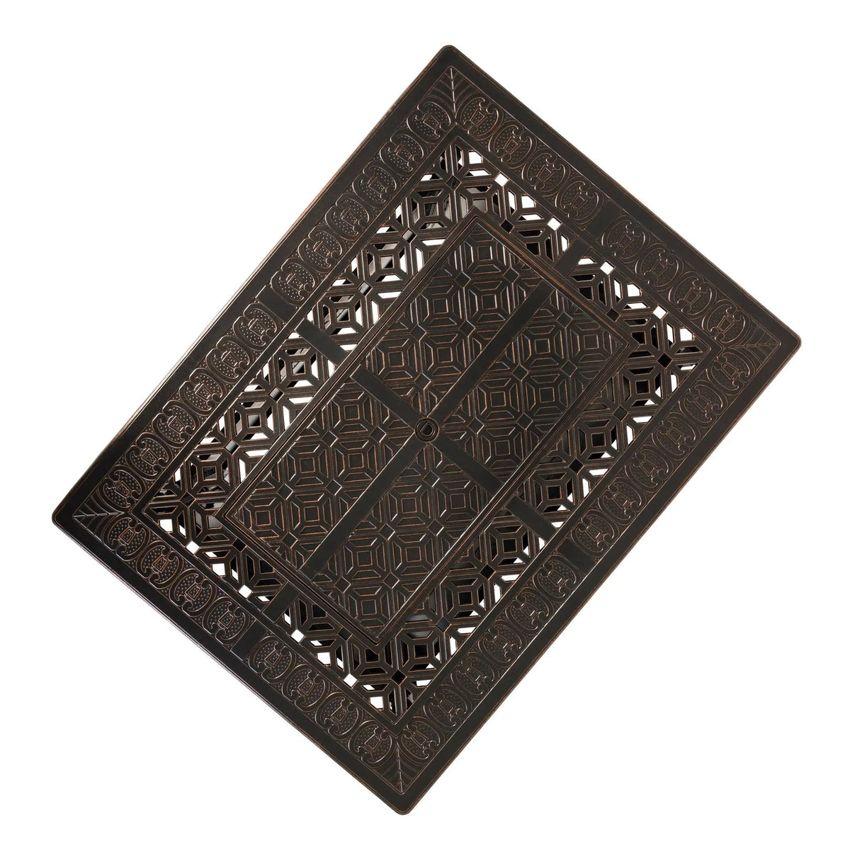 Dynasty Rectangle Aluminum LPG Fire Pit
