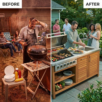 Hearthcraft Timberline Outdoor Kitchen — Before & After