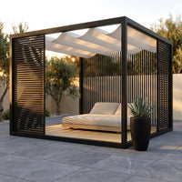 NoirVerge Aperture Pergola — Studio Shot
