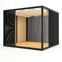 NoirVerge Aperture Pergola — Studio Shot