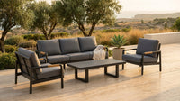 Solterra Luxe Outdoor Lounge Set — Lifestyle